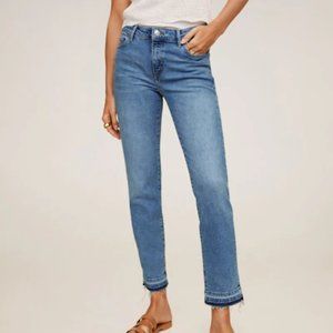 MANGO Jeans 'Grace' in blue denim